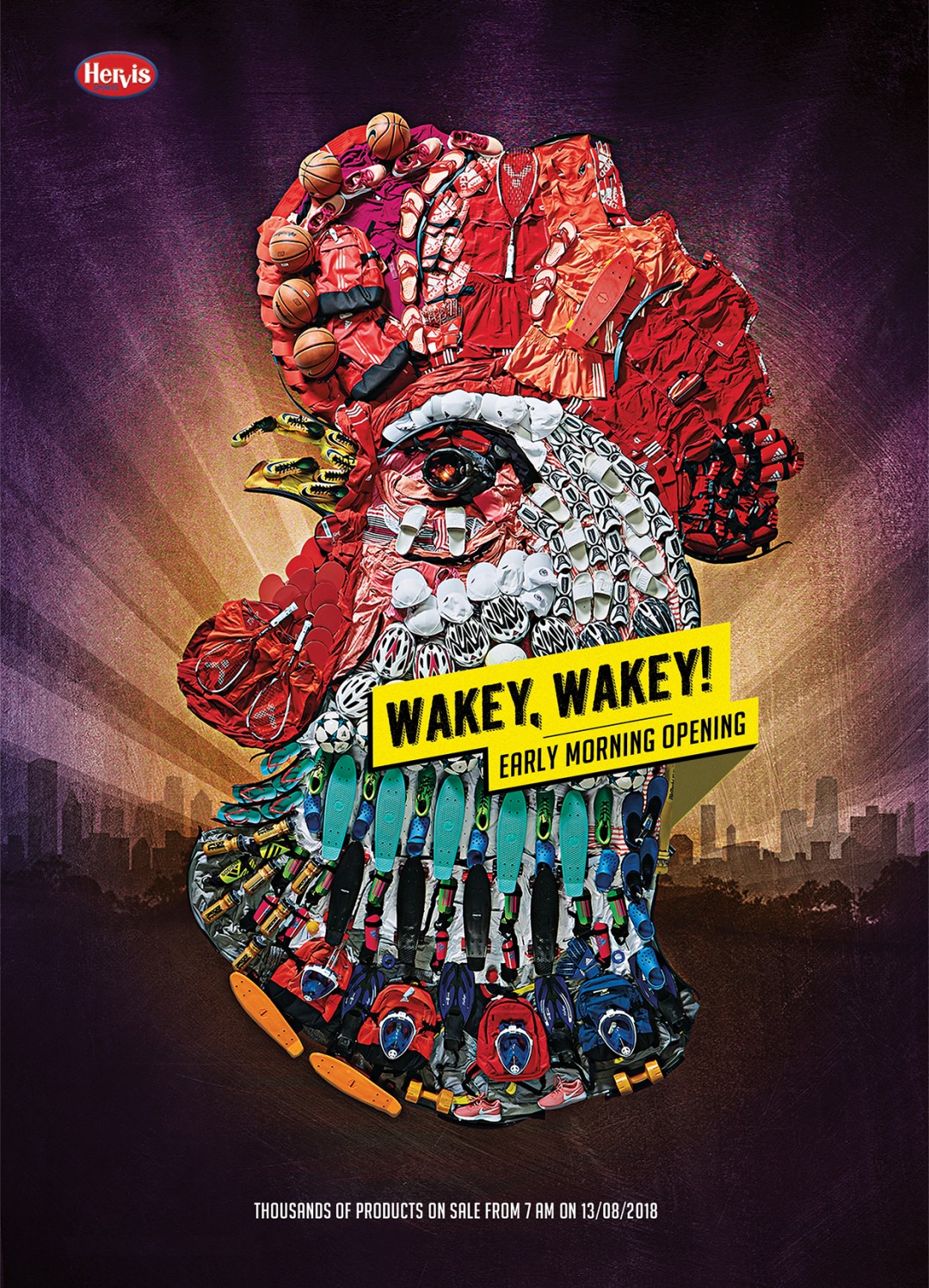 Ouverture tôt le matin HERVIS